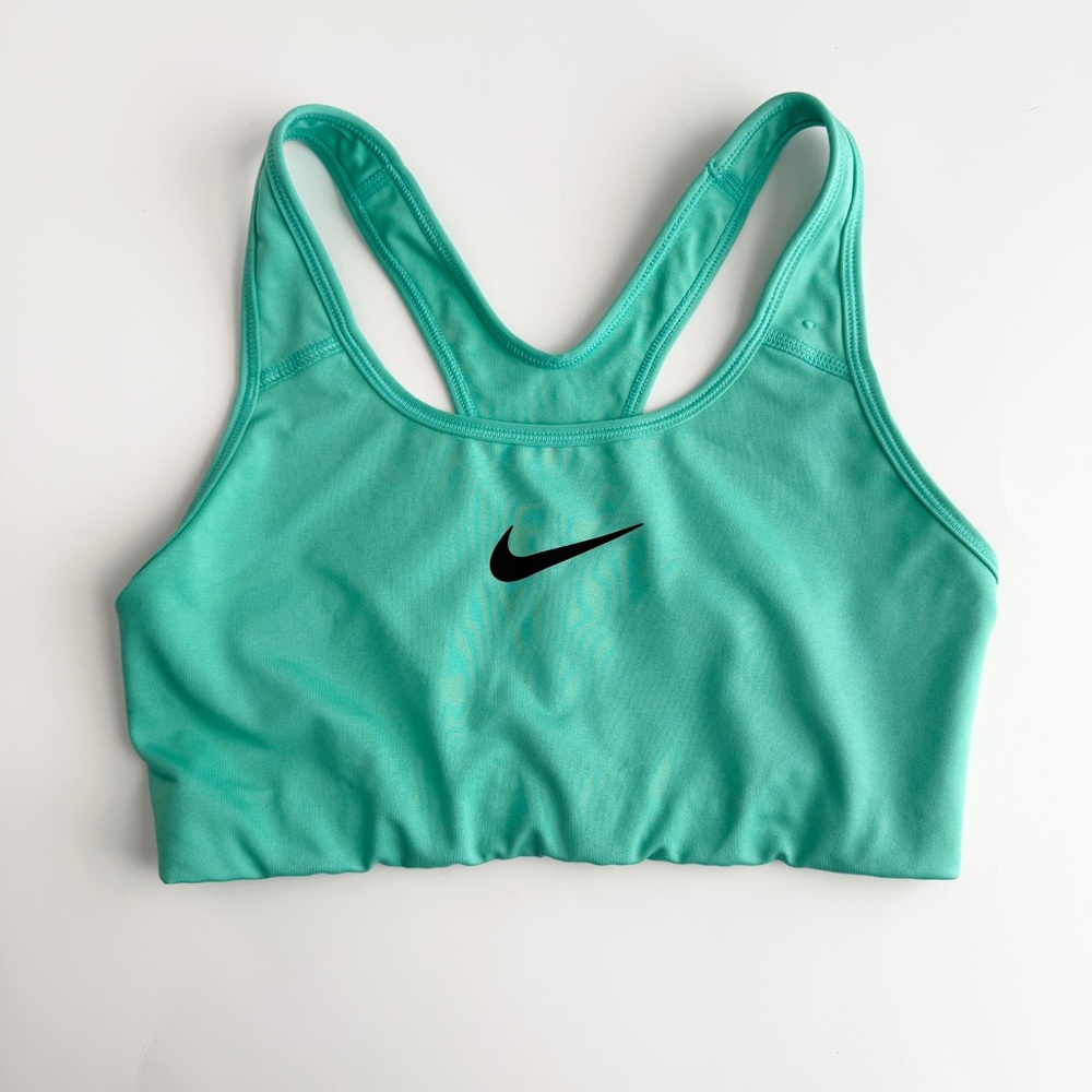 Nike Dri Fit Racerback Sports Bra Turquoise - Medium